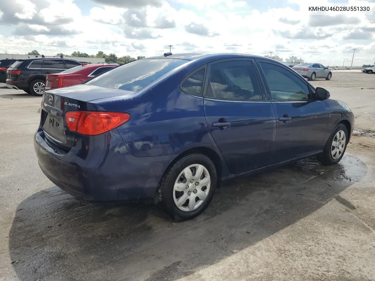 2008 Hyundai Elantra Gls VIN: KMHDU46D28U551330 Lot: 74223304