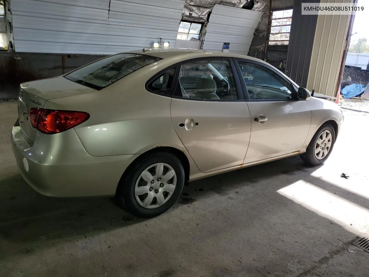 KMHDU46D08U511019 2008 Hyundai Elantra Gls