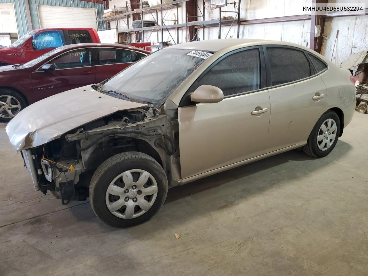 KMHDU46D68U532294 2008 Hyundai Elantra Gls