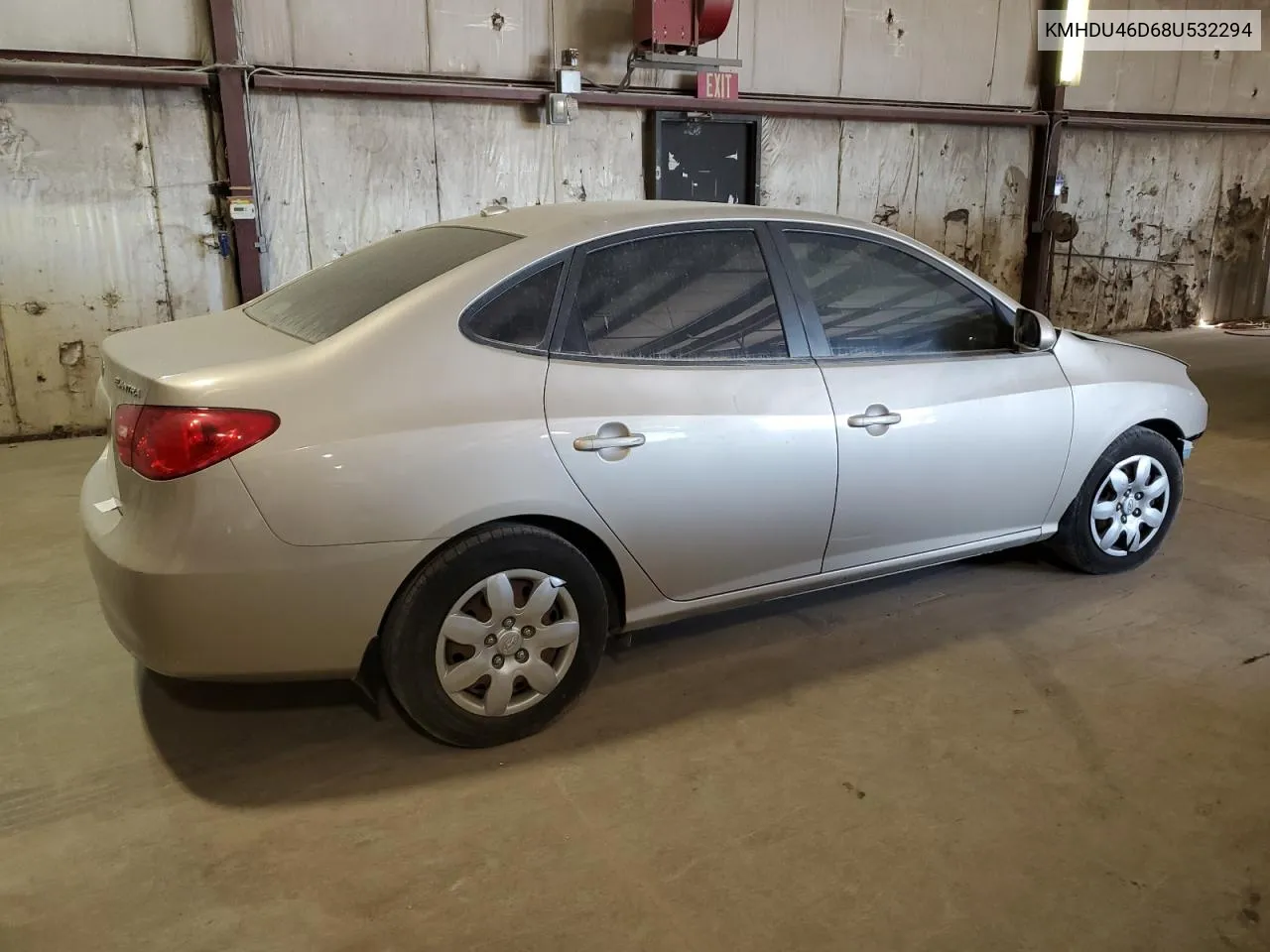 2008 Hyundai Elantra Gls VIN: KMHDU46D68U532294 Lot: 74451044