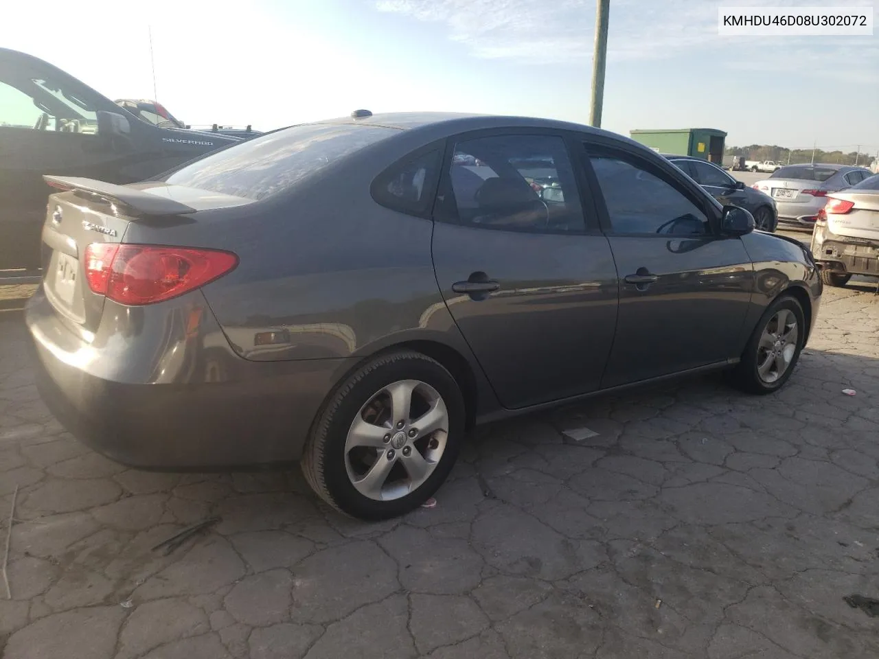 2008 Hyundai Elantra Gls VIN: KMHDU46D08U302072 Lot: 74499464