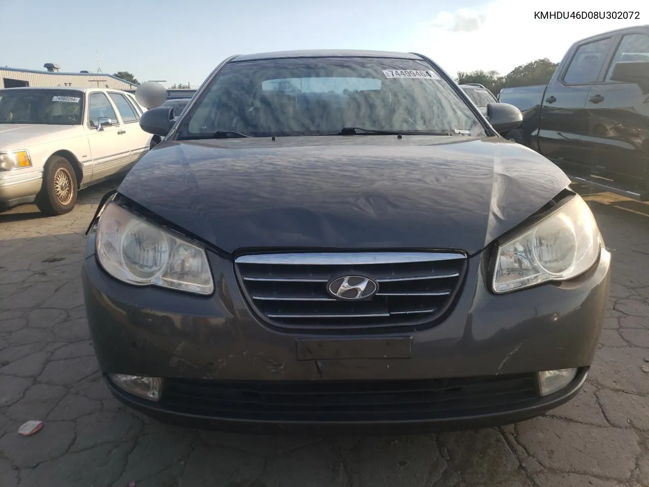 2008 Hyundai Elantra Gls VIN: KMHDU46D08U302072 Lot: 74499464