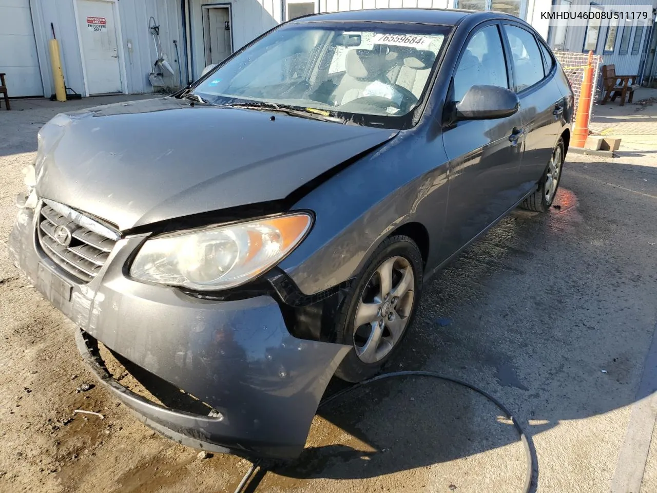 2008 Hyundai Elantra Gls VIN: KMHDU46D08U511179 Lot: 76559684