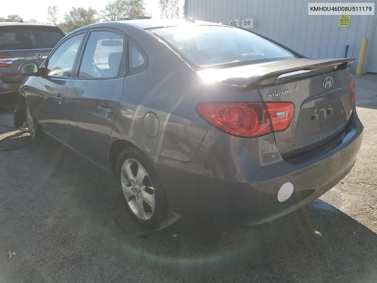 2008 Hyundai Elantra Gls VIN: KMHDU46D08U511179 Lot: 76559684