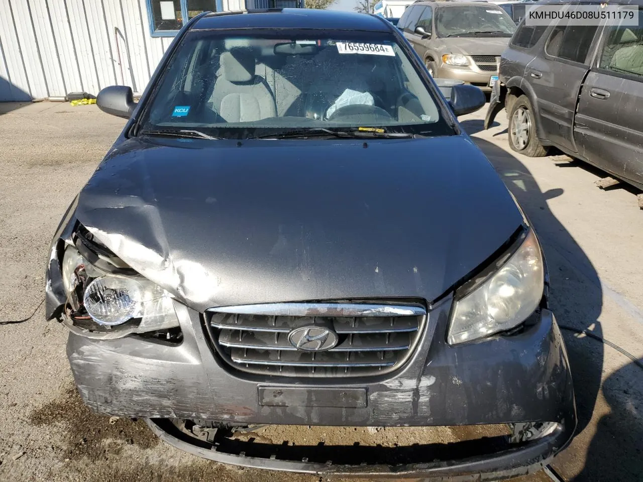 2008 Hyundai Elantra Gls VIN: KMHDU46D08U511179 Lot: 76559684