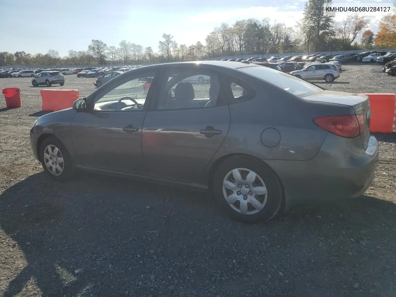 2008 Hyundai Elantra Gls VIN: KMHDU46D68U284127 Lot: 77436904