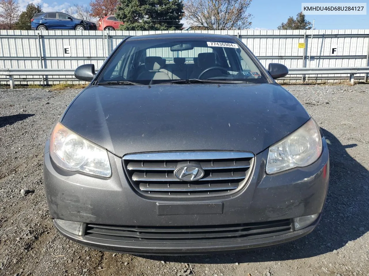 KMHDU46D68U284127 2008 Hyundai Elantra Gls