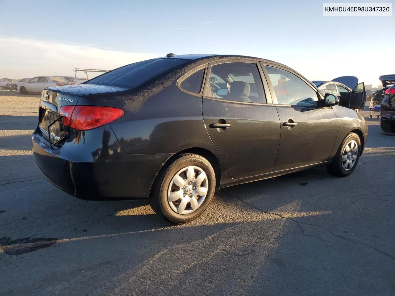 2008 Hyundai Elantra Gls VIN: KMHDU46D98U347320 Lot: 77613404