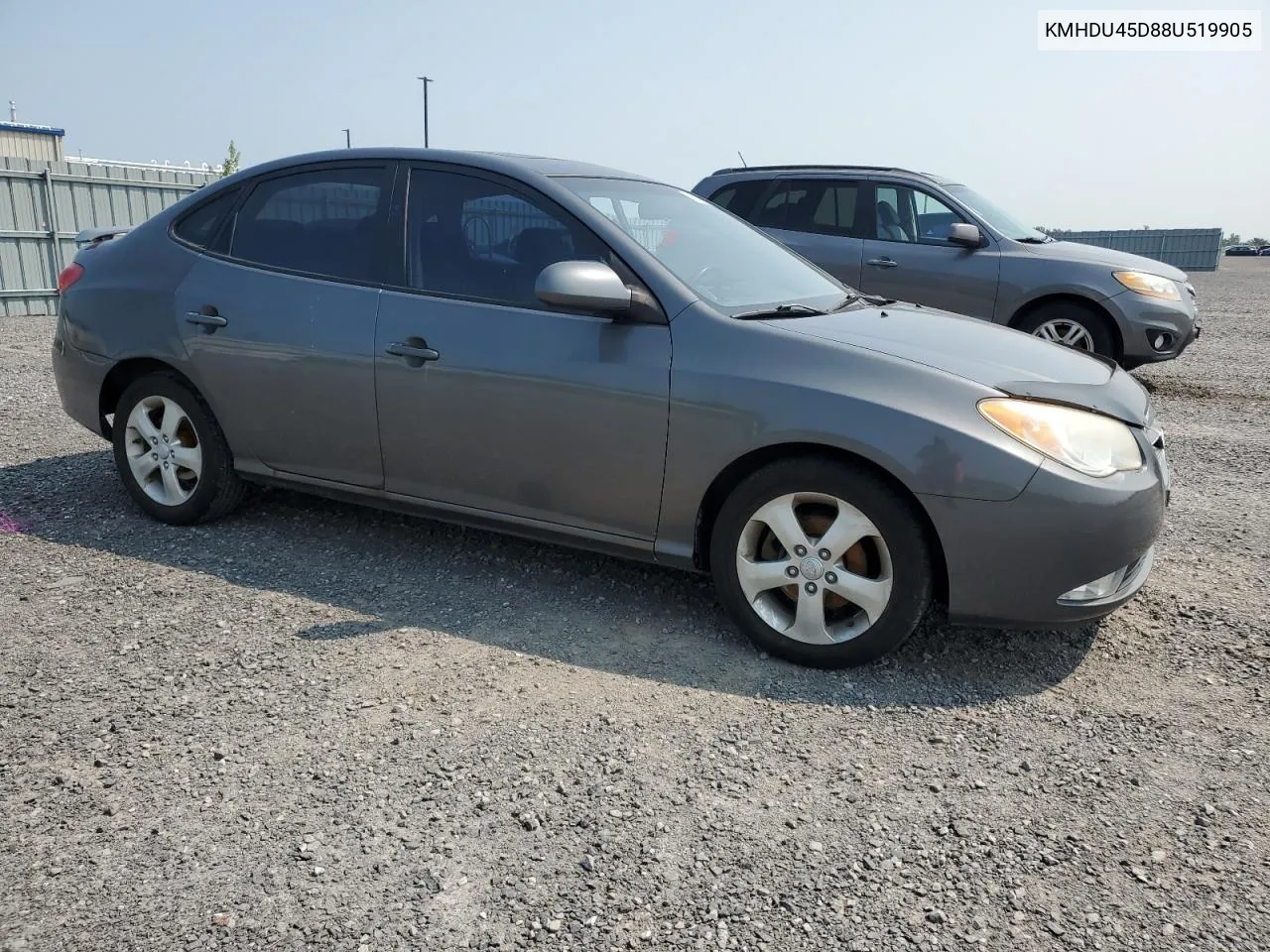 2008 Hyundai Elantra Gl VIN: KMHDU45D88U519905 Lot: 77811344