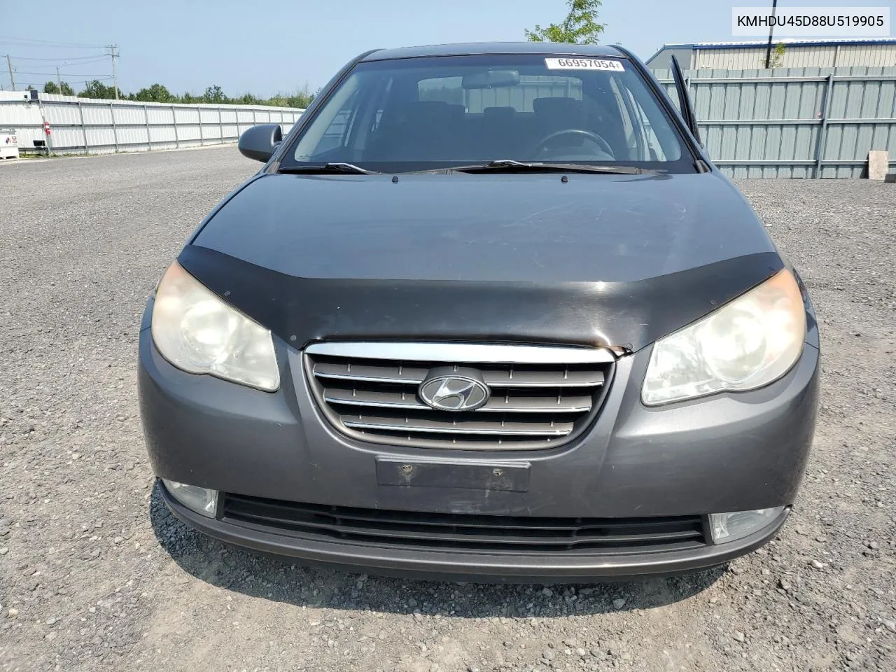 2008 Hyundai Elantra Gl VIN: KMHDU45D88U519905 Lot: 77811344