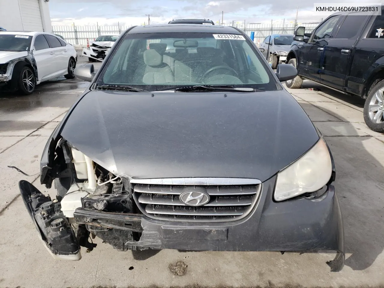 KMHDU46D69U723831 2009 Hyundai Elantra Gls