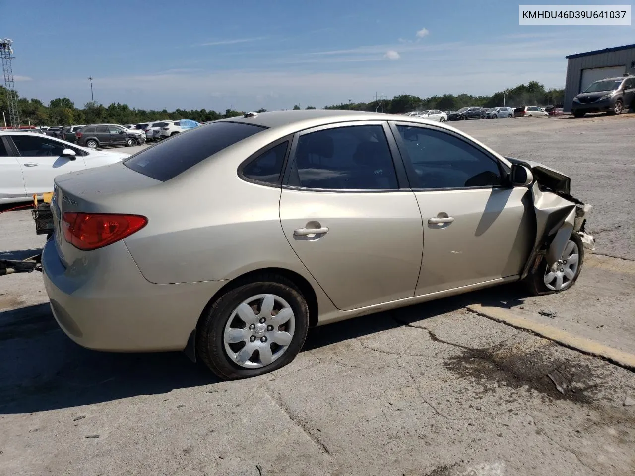 KMHDU46D39U641037 2009 Hyundai Elantra Gls