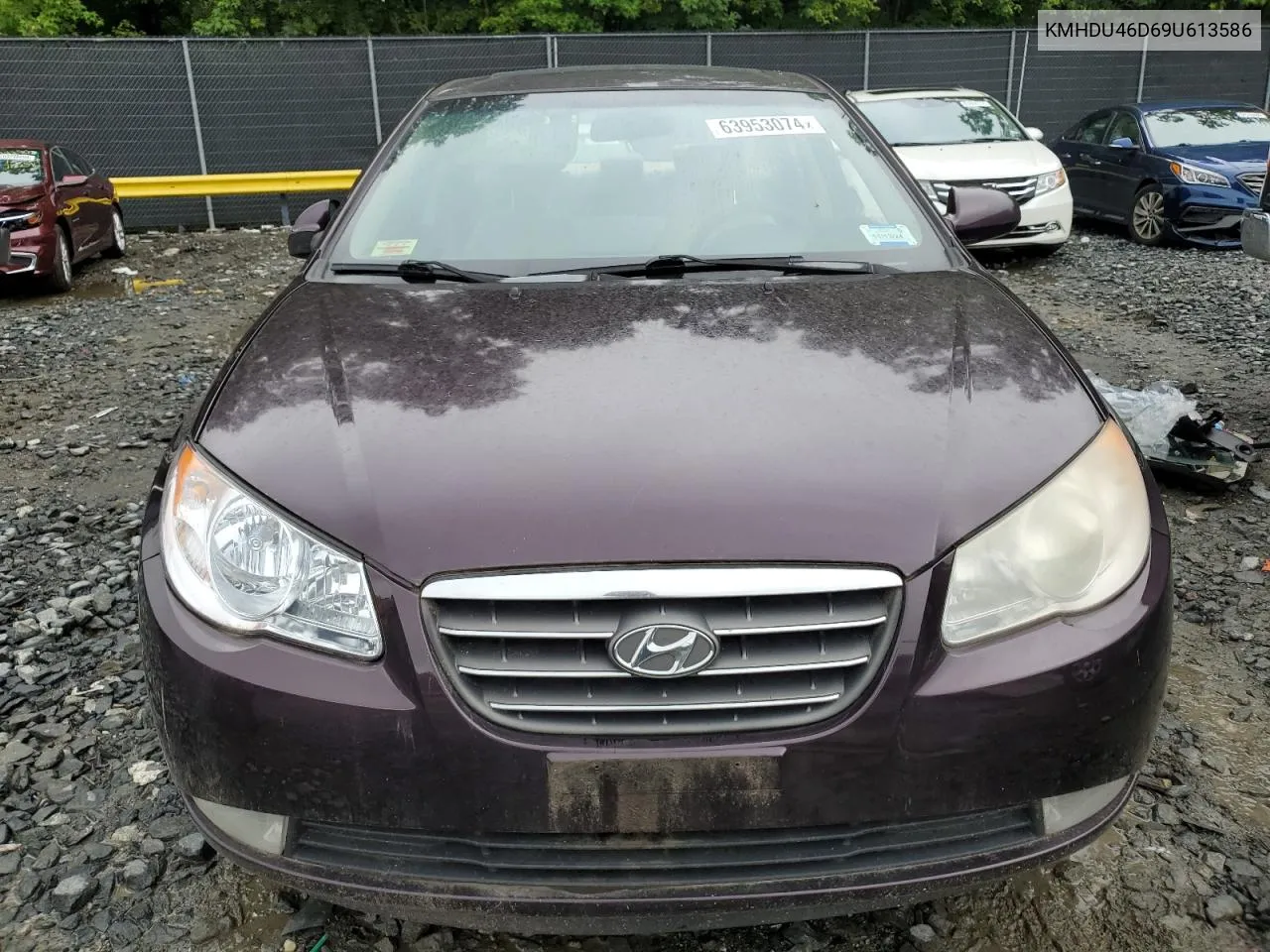 2009 Hyundai Elantra Gls VIN: KMHDU46D69U613586 Lot: 63953074