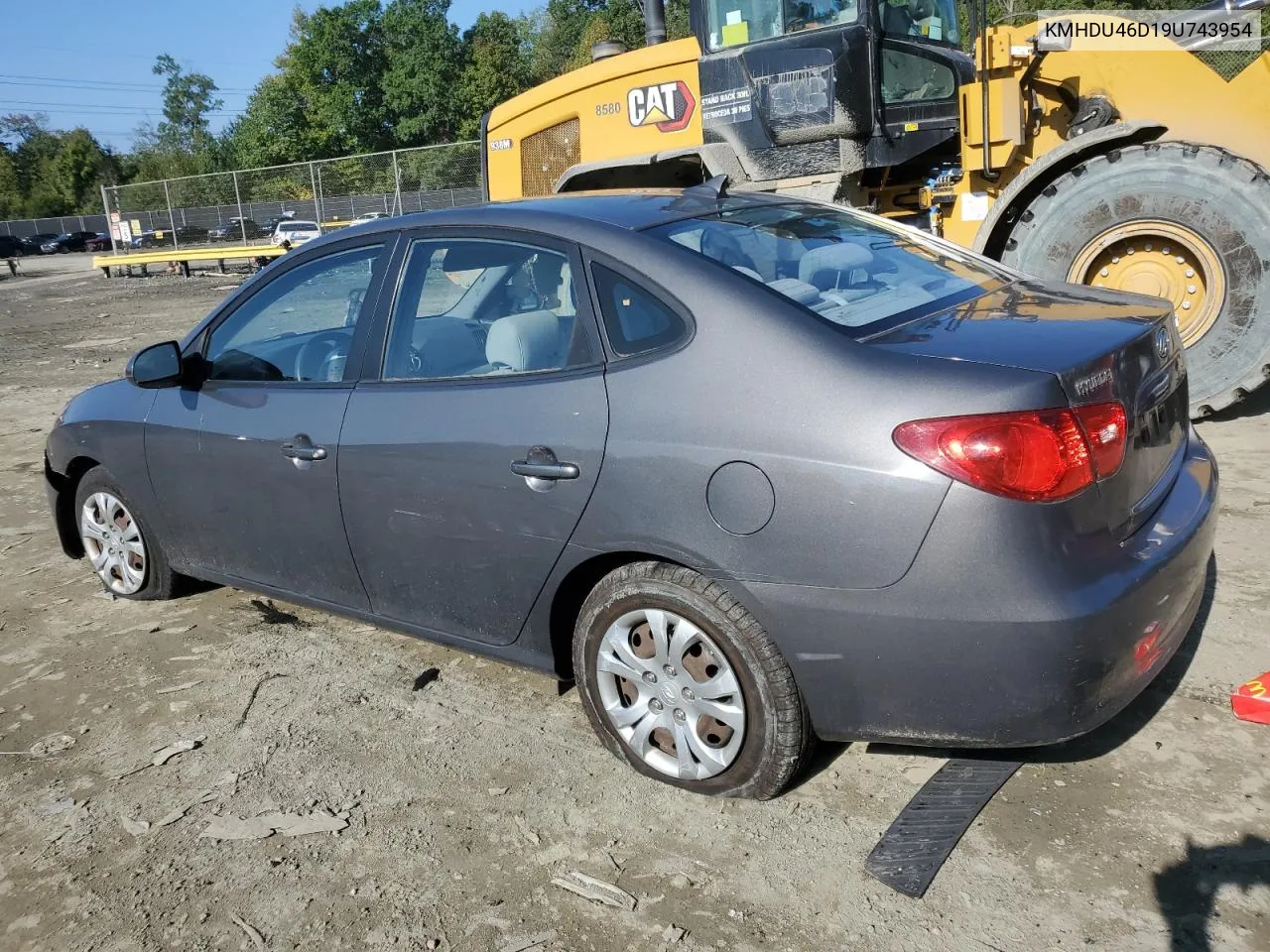 2009 Hyundai Elantra Gls VIN: KMHDU46D19U743954 Lot: 68539884