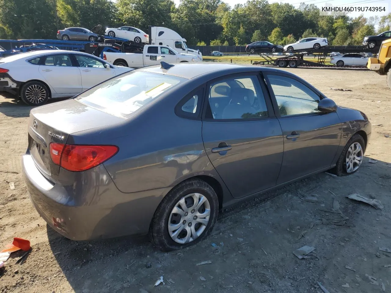 2009 Hyundai Elantra Gls VIN: KMHDU46D19U743954 Lot: 68539884