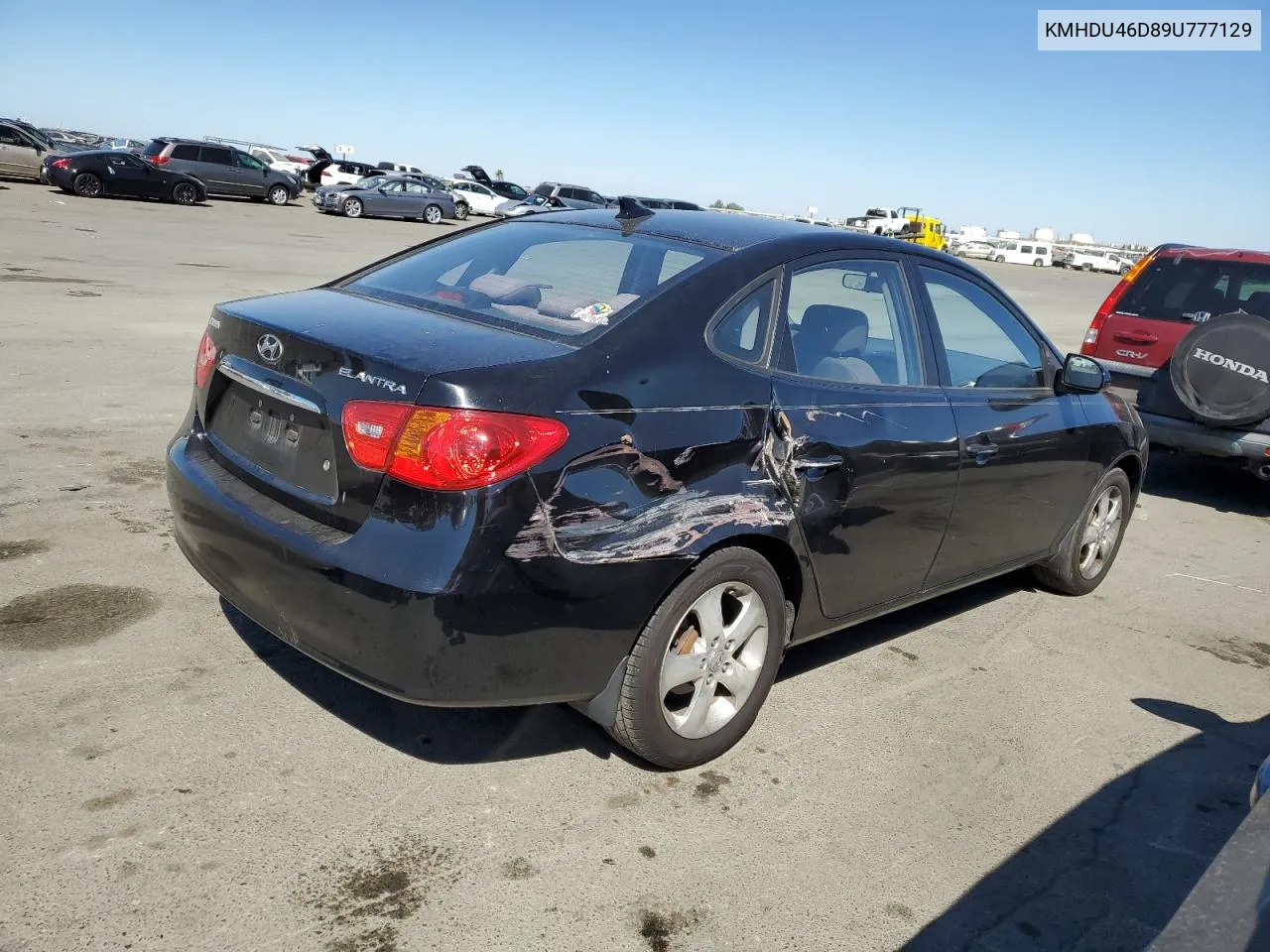 2009 Hyundai Elantra Gls VIN: KMHDU46D89U777129 Lot: 70878464