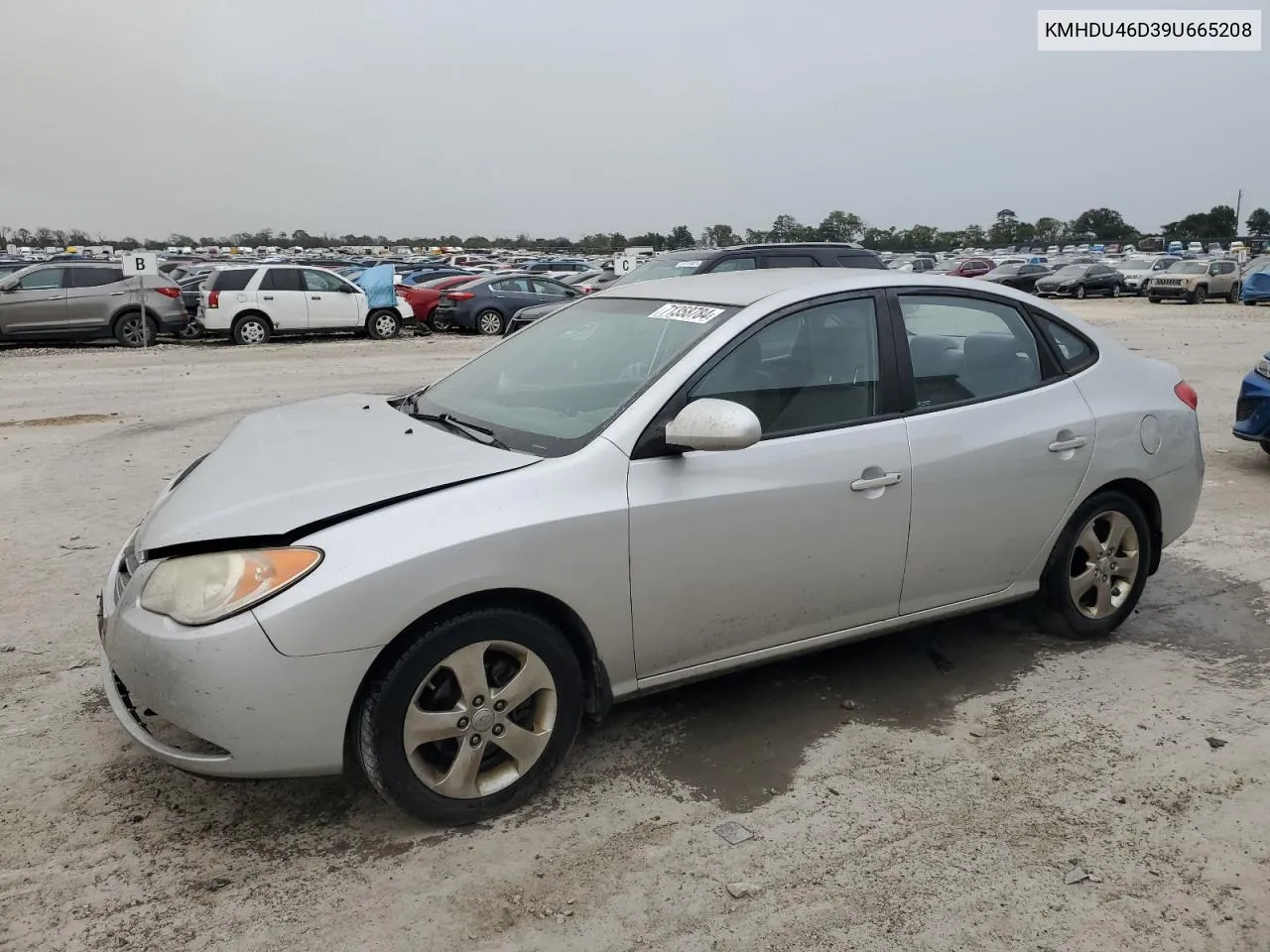 2009 Hyundai Elantra Gls VIN: KMHDU46D39U665208 Lot: 71358784