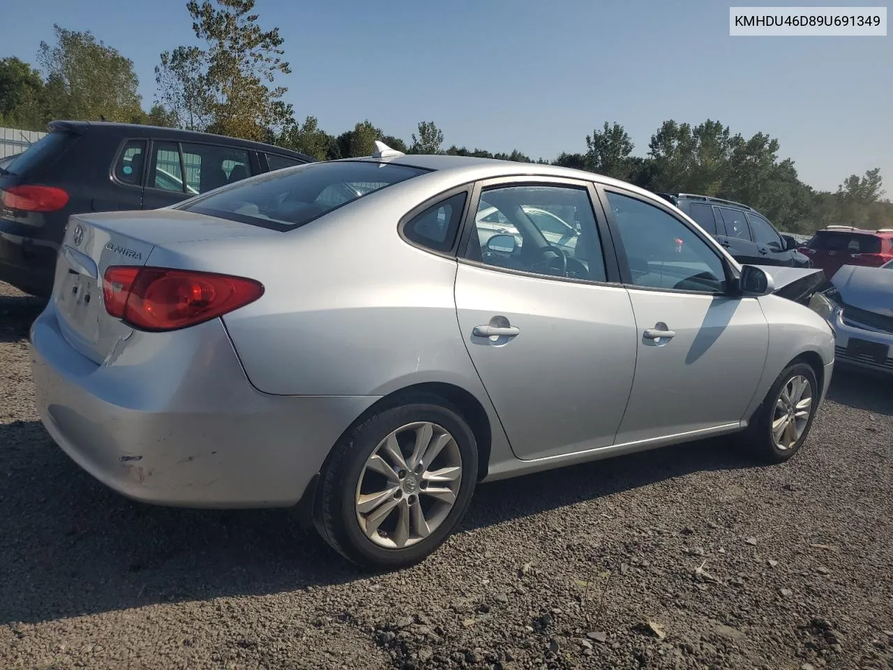 KMHDU46D89U691349 2009 Hyundai Elantra Gls