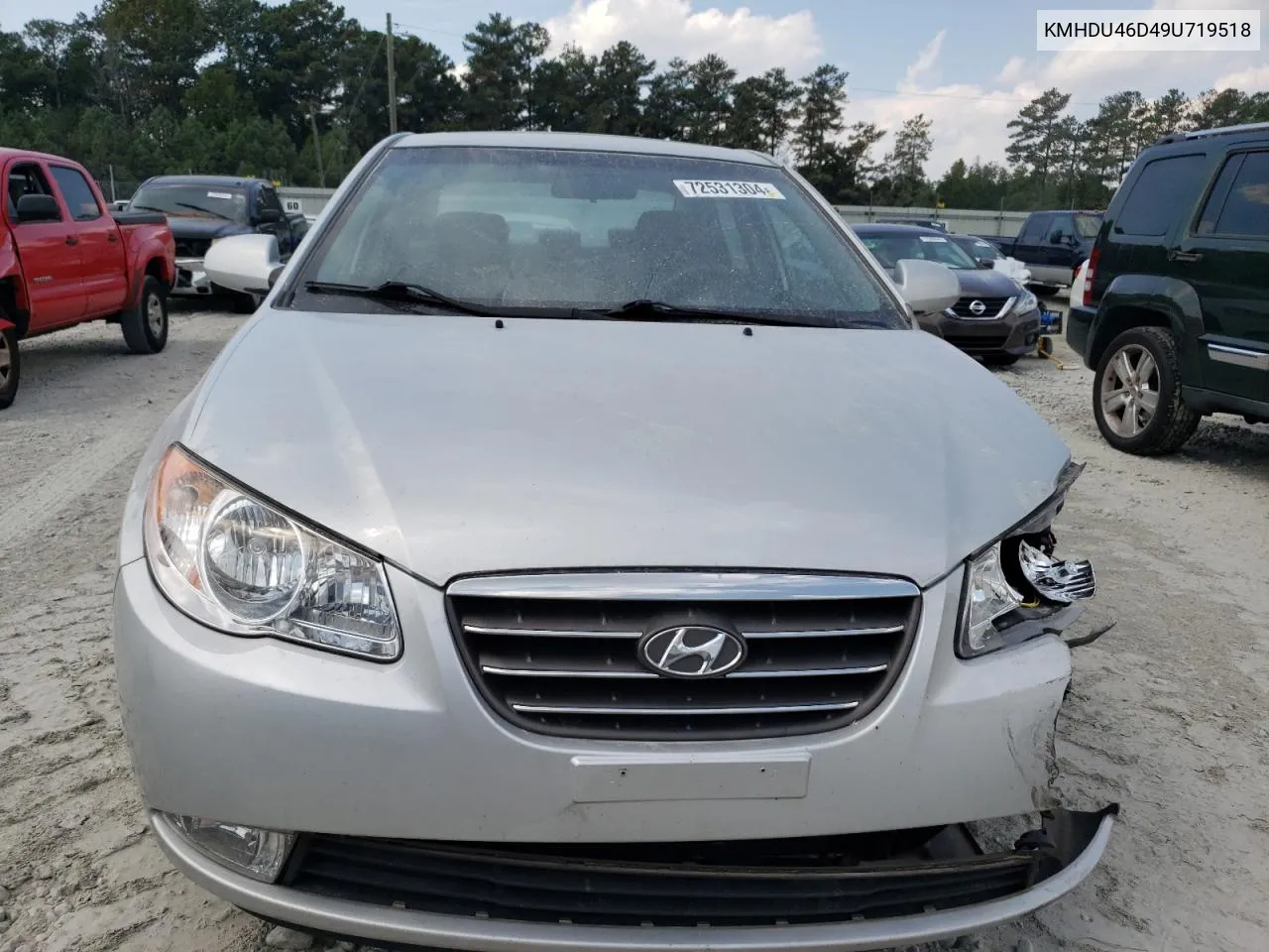 2009 Hyundai Elantra Gls VIN: KMHDU46D49U719518 Lot: 72531304