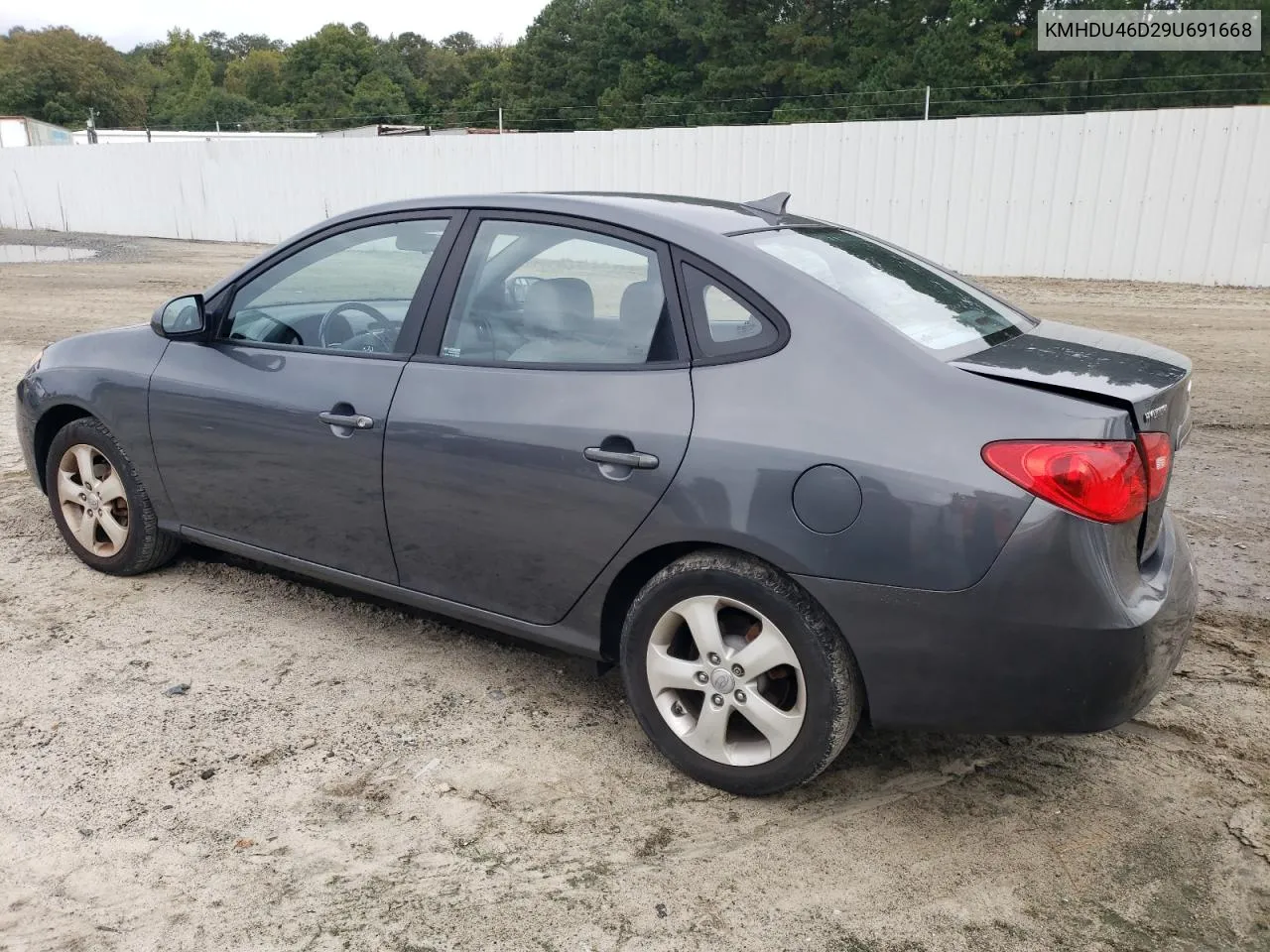 2009 Hyundai Elantra Gls VIN: KMHDU46D29U691668 Lot: 73086814