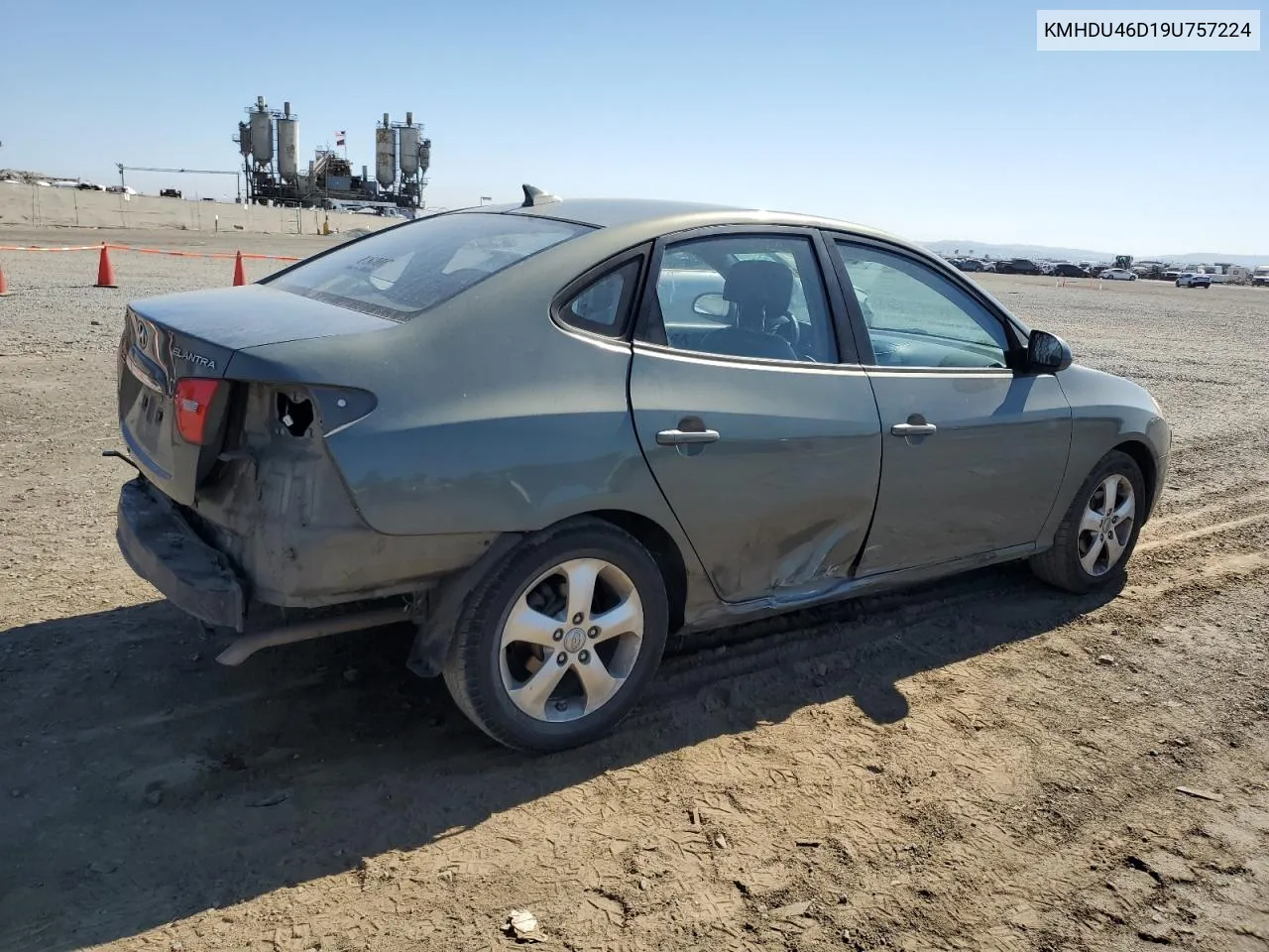 2009 Hyundai Elantra Gls VIN: KMHDU46D19U757224 Lot: 73143614