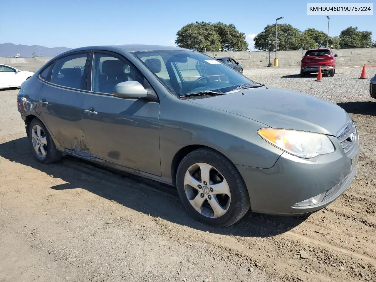 2009 Hyundai Elantra Gls VIN: KMHDU46D19U757224 Lot: 73143614