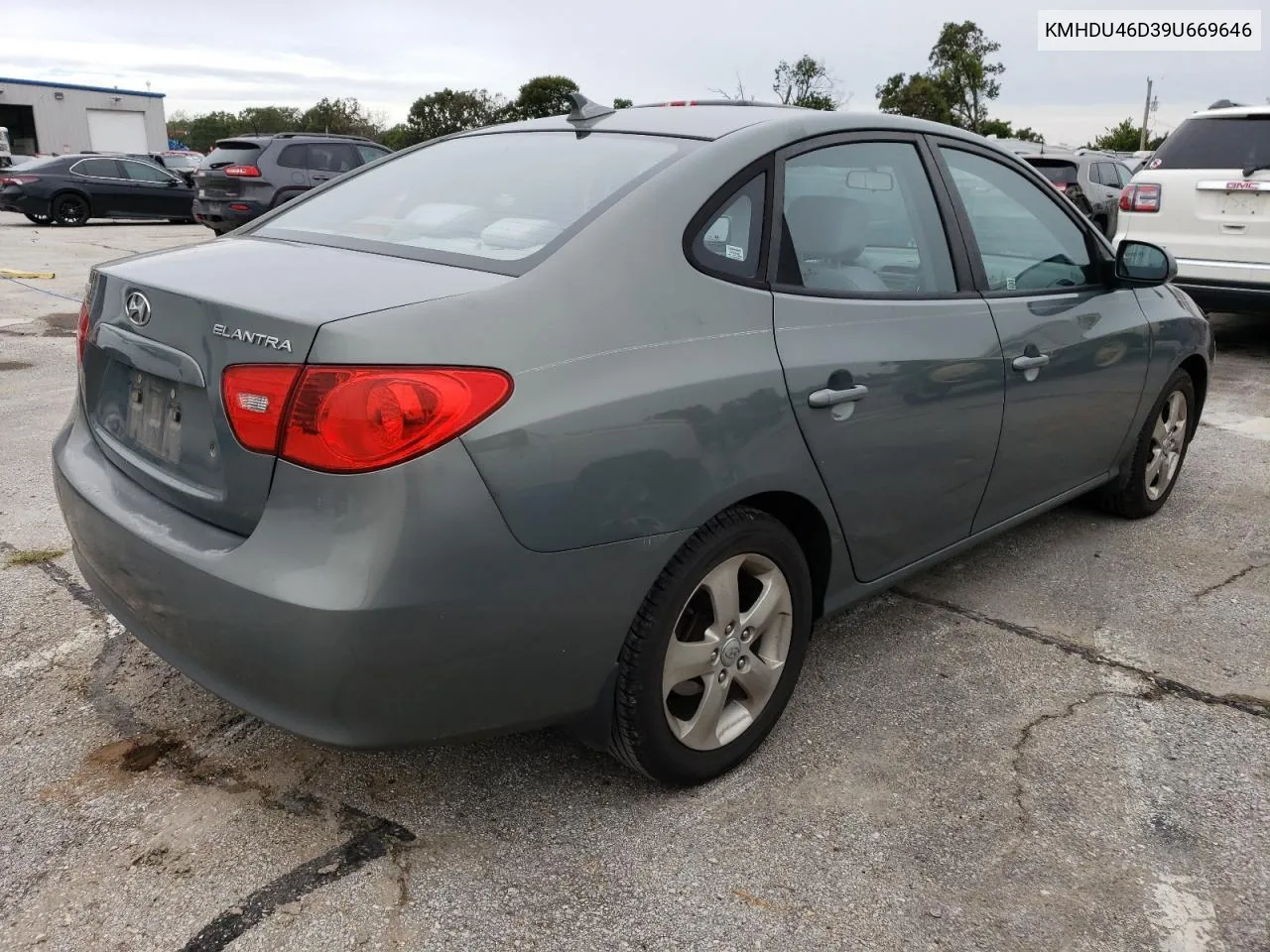 2009 Hyundai Elantra Gls VIN: KMHDU46D39U669646 Lot: 73239334