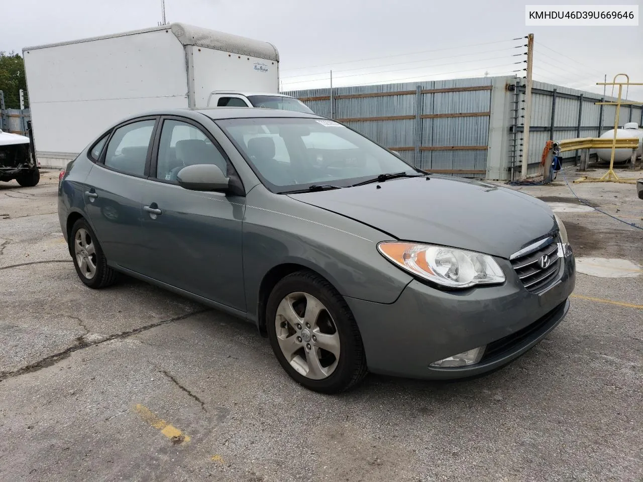 KMHDU46D39U669646 2009 Hyundai Elantra Gls