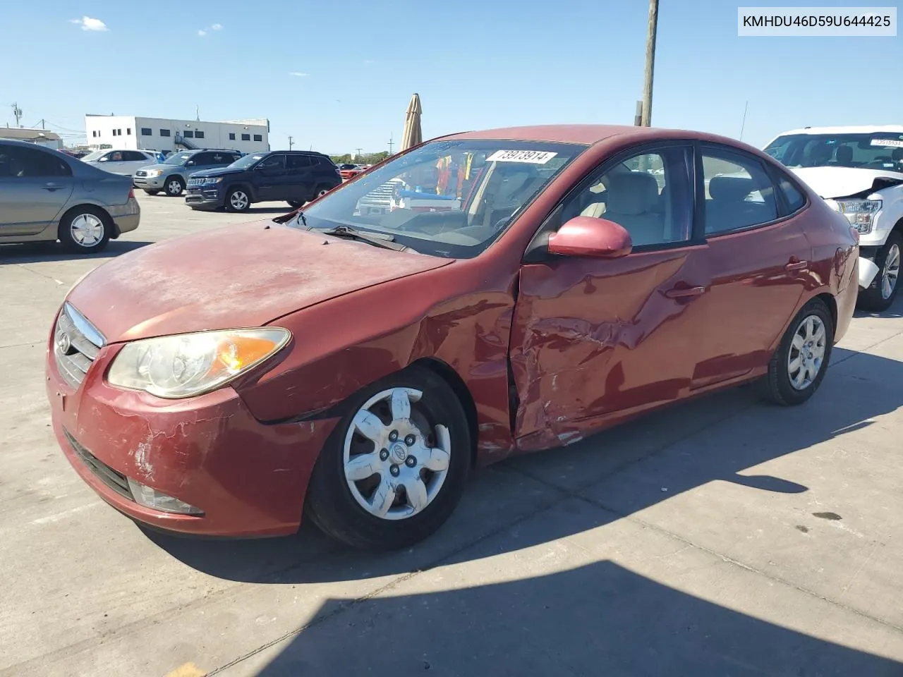 2009 Hyundai Elantra Gls VIN: KMHDU46D59U644425 Lot: 73973914