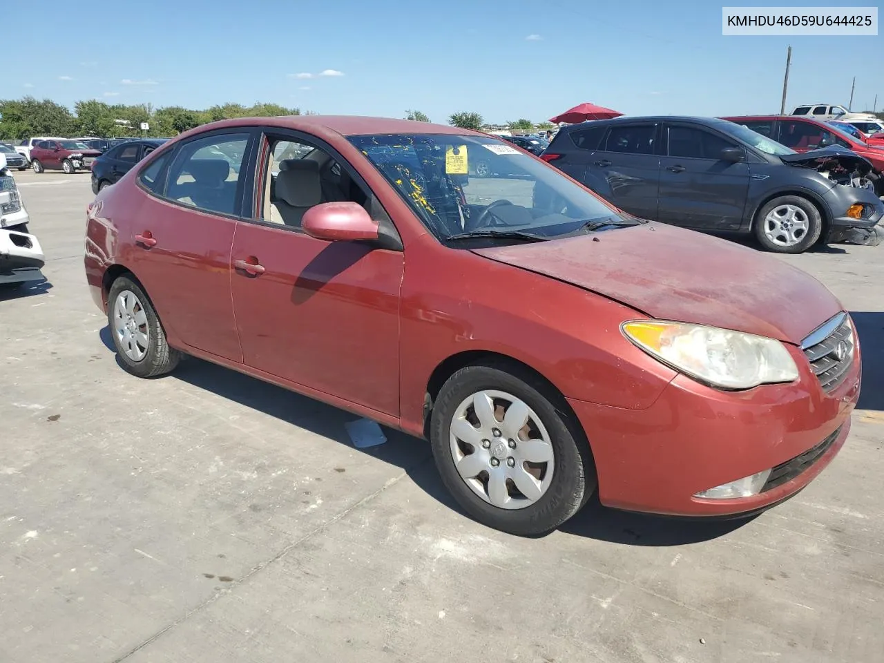 2009 Hyundai Elantra Gls VIN: KMHDU46D59U644425 Lot: 73973914