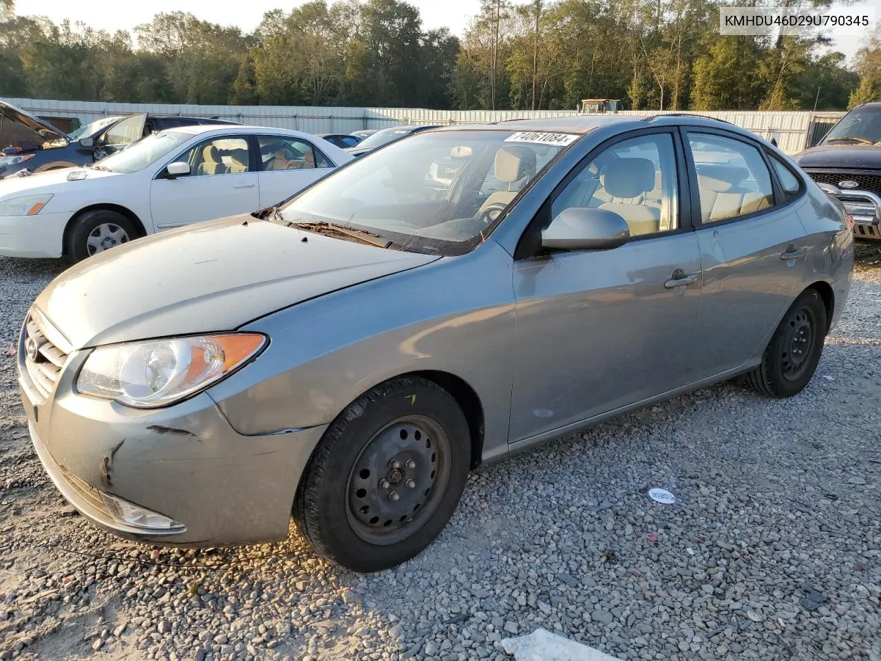 2009 Hyundai Elantra Gls VIN: KMHDU46D29U790345 Lot: 74061084