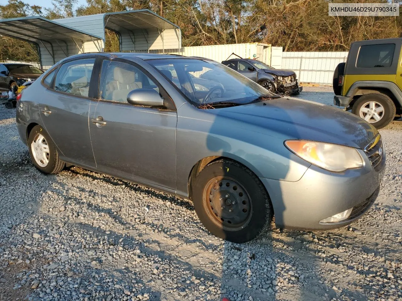 2009 Hyundai Elantra Gls VIN: KMHDU46D29U790345 Lot: 74061084