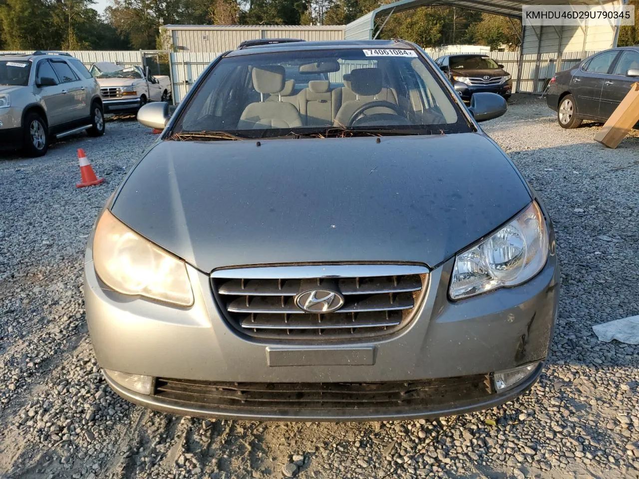 2009 Hyundai Elantra Gls VIN: KMHDU46D29U790345 Lot: 74061084