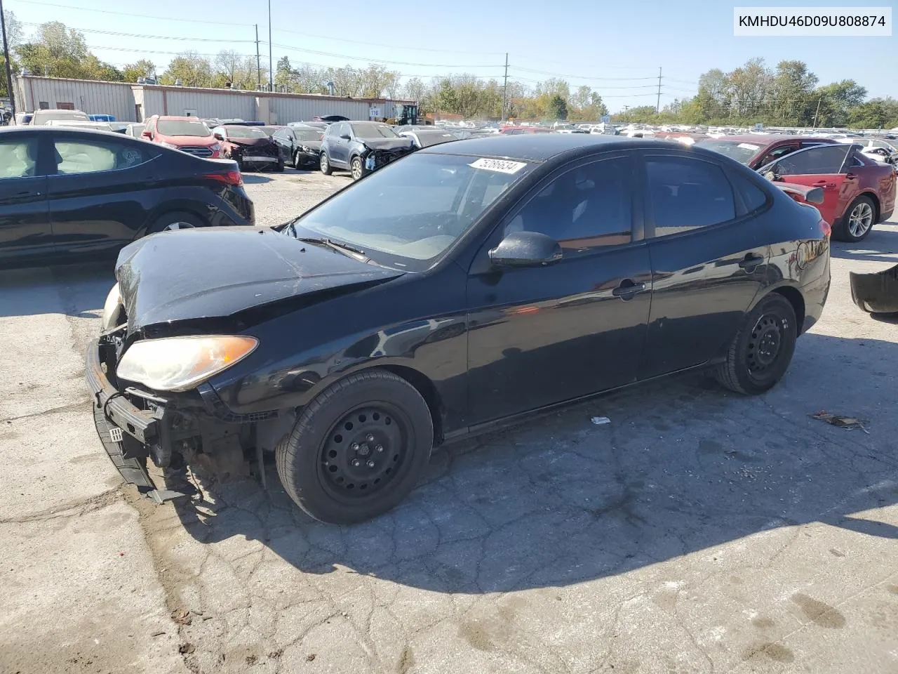 KMHDU46D09U808874 2009 Hyundai Elantra Gls