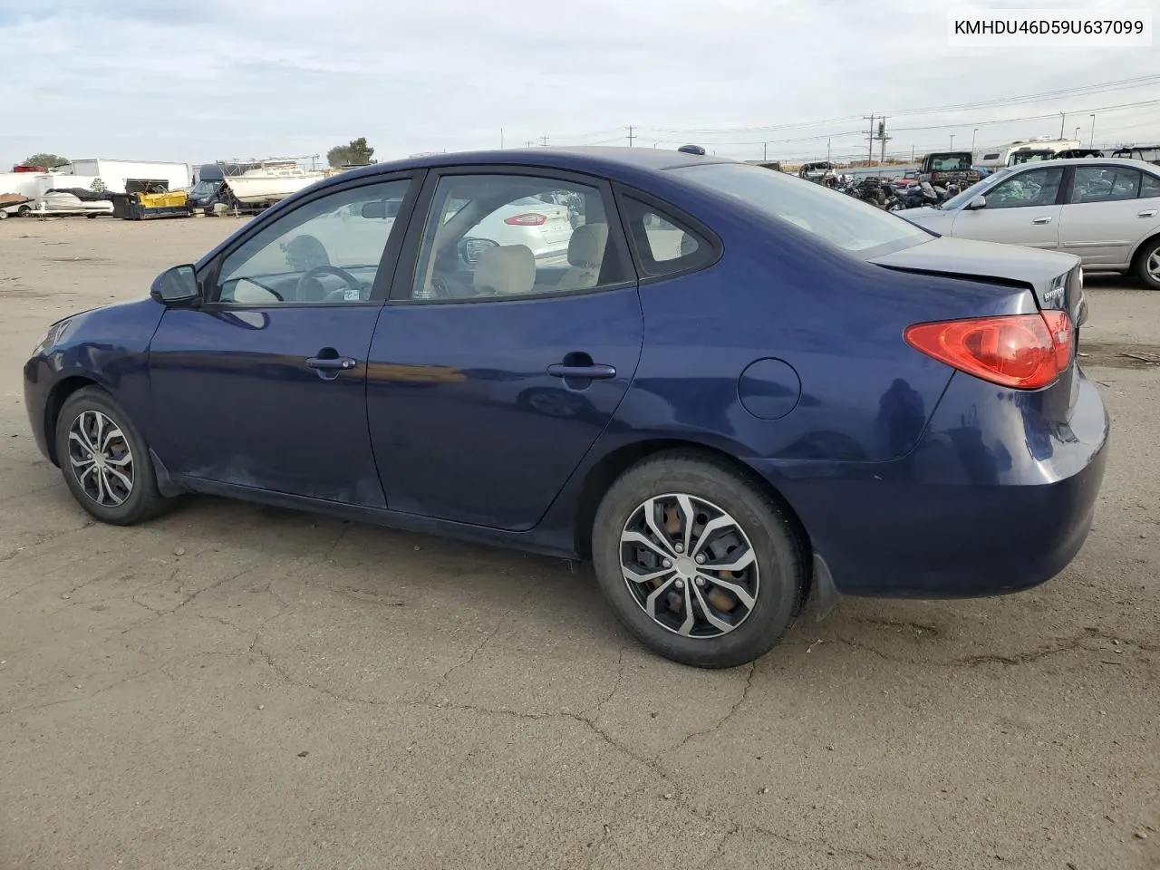 KMHDU46D59U637099 2009 Hyundai Elantra Gls