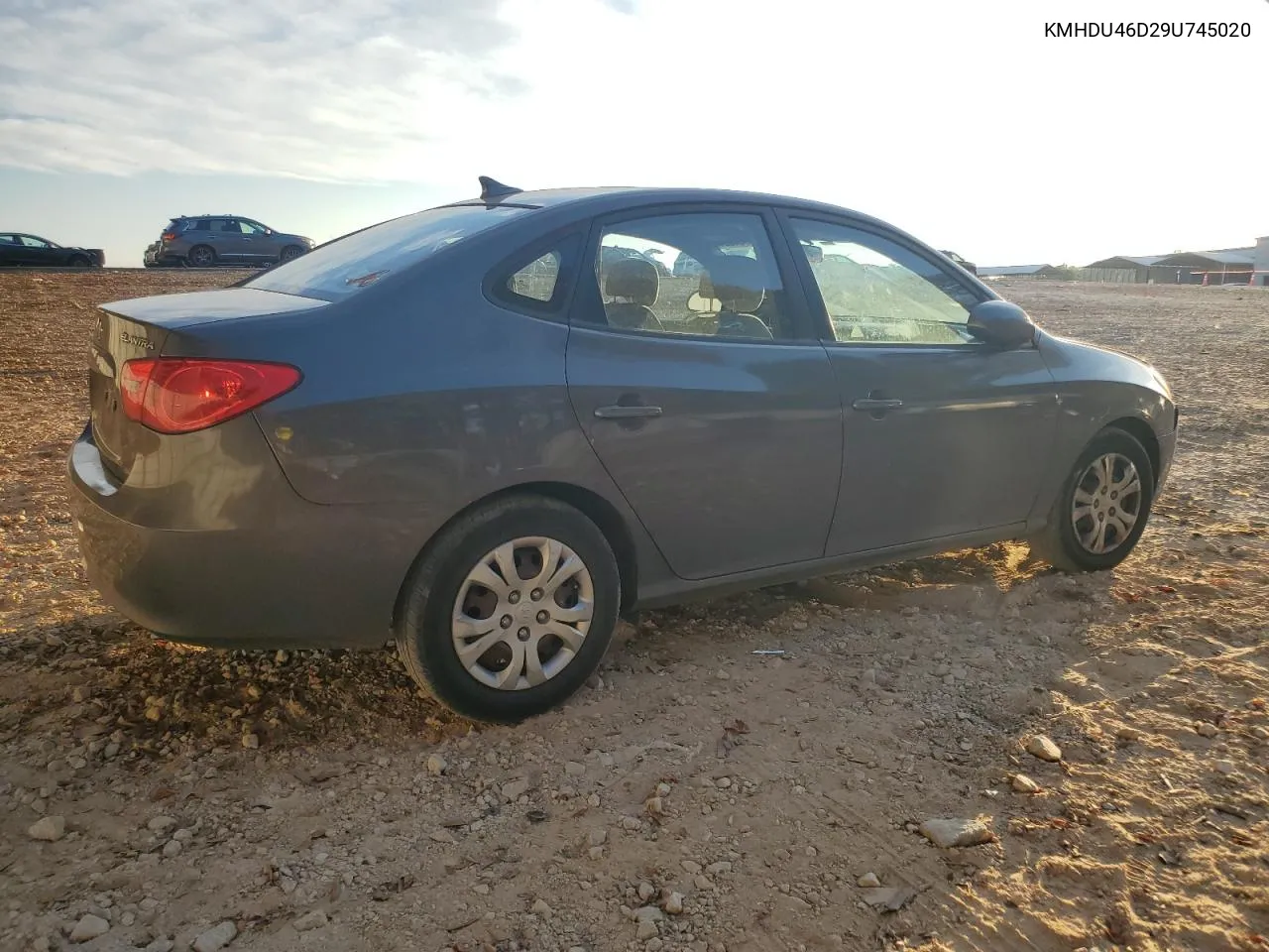 2009 Hyundai Elantra Gls VIN: KMHDU46D29U745020 Lot: 79764824