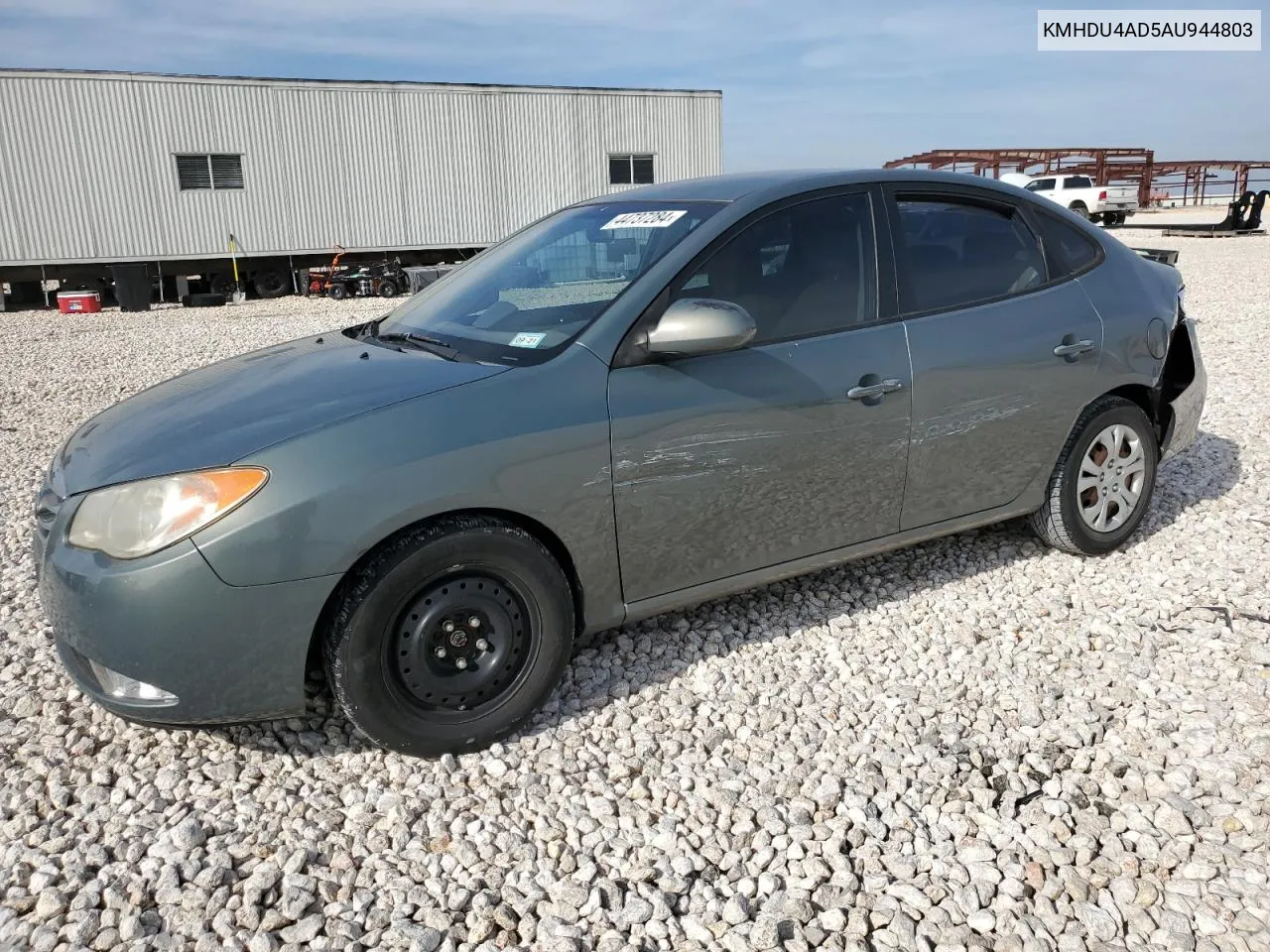 2010 Hyundai Elantra Blue VIN: KMHDU4AD5AU944803 Lot: 46072734