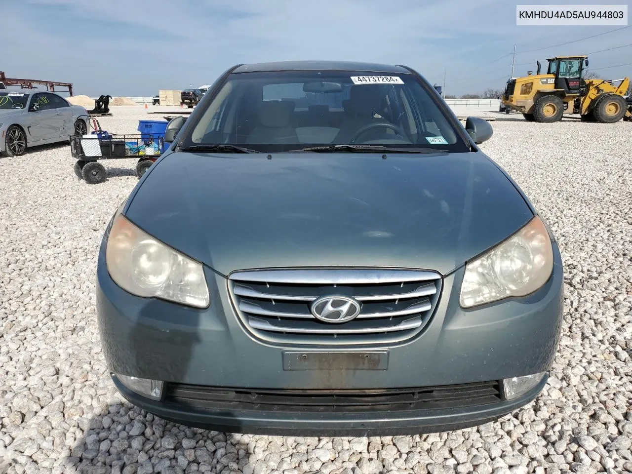 KMHDU4AD5AU944803 2010 Hyundai Elantra Blue