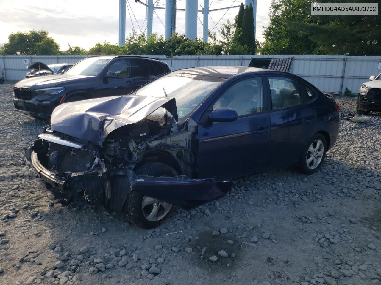 2010 Hyundai Elantra Blue VIN: KMHDU4AD5AU873702 Lot: 57401194