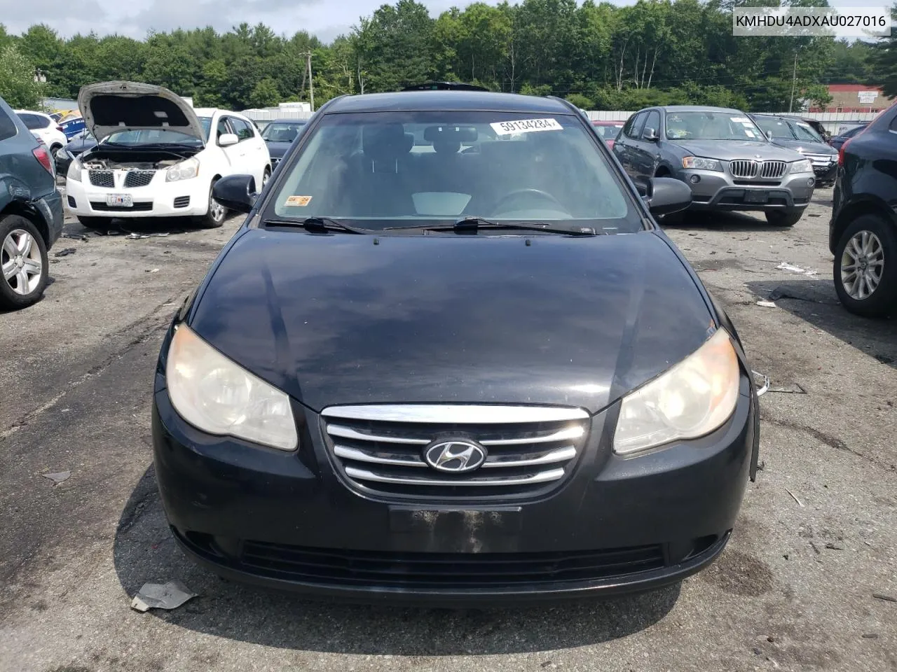 2010 Hyundai Elantra Blue VIN: KMHDU4ADXAU027016 Lot: 59134284