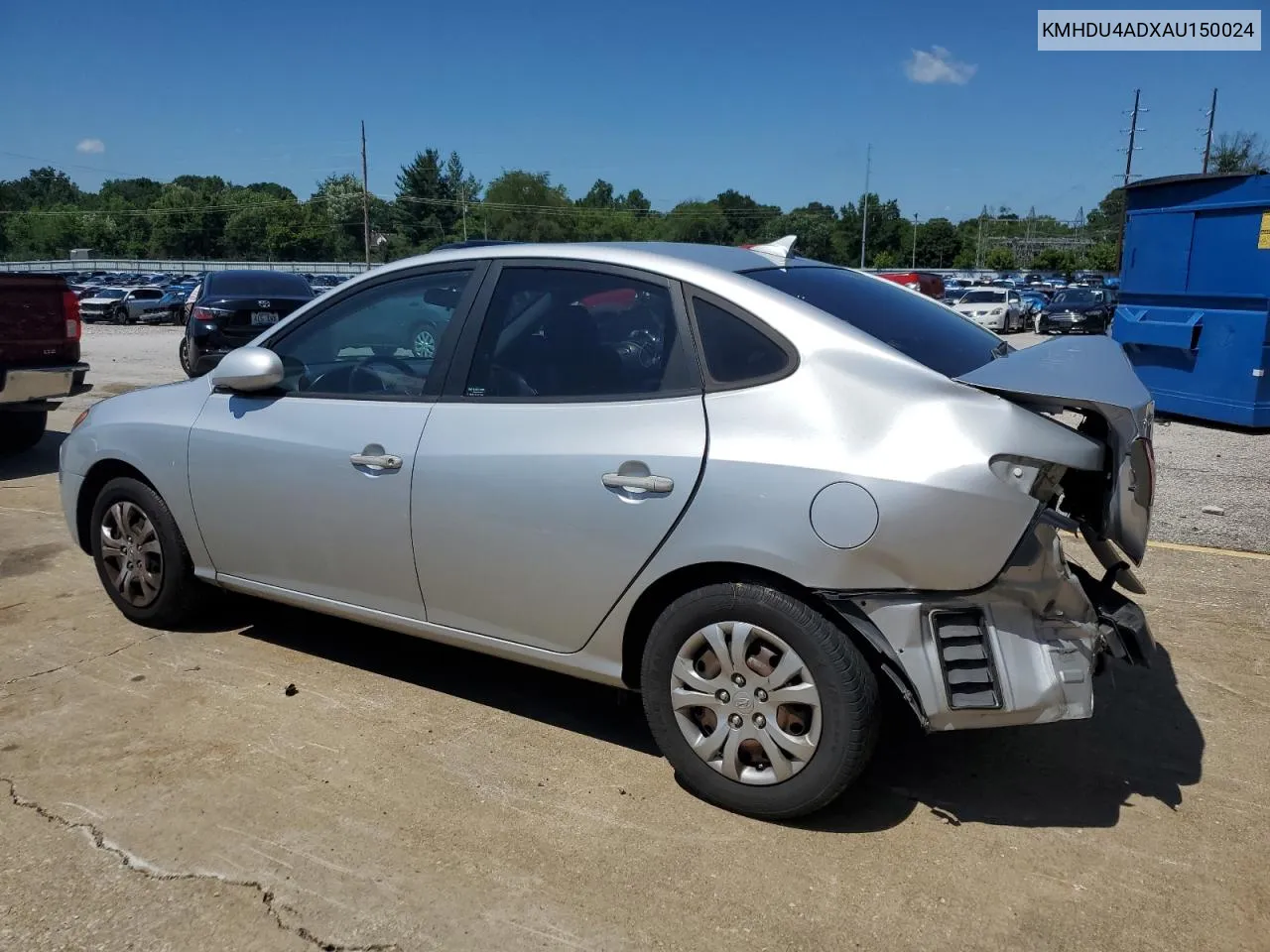 2010 Hyundai Elantra Blue VIN: KMHDU4ADXAU150024 Lot: 59972684