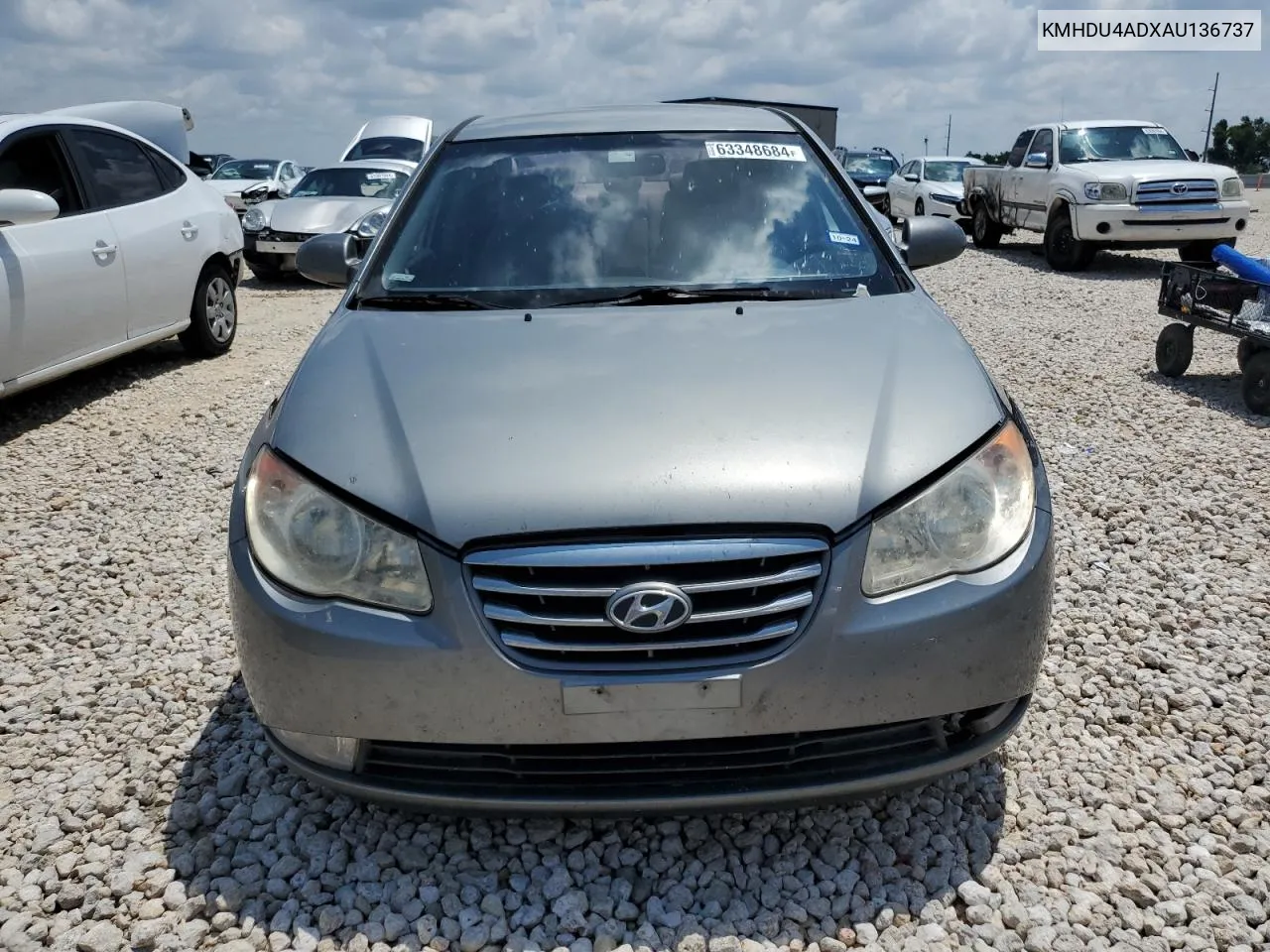 2010 Hyundai Elantra Blue VIN: KMHDU4ADXAU136737 Lot: 63348684