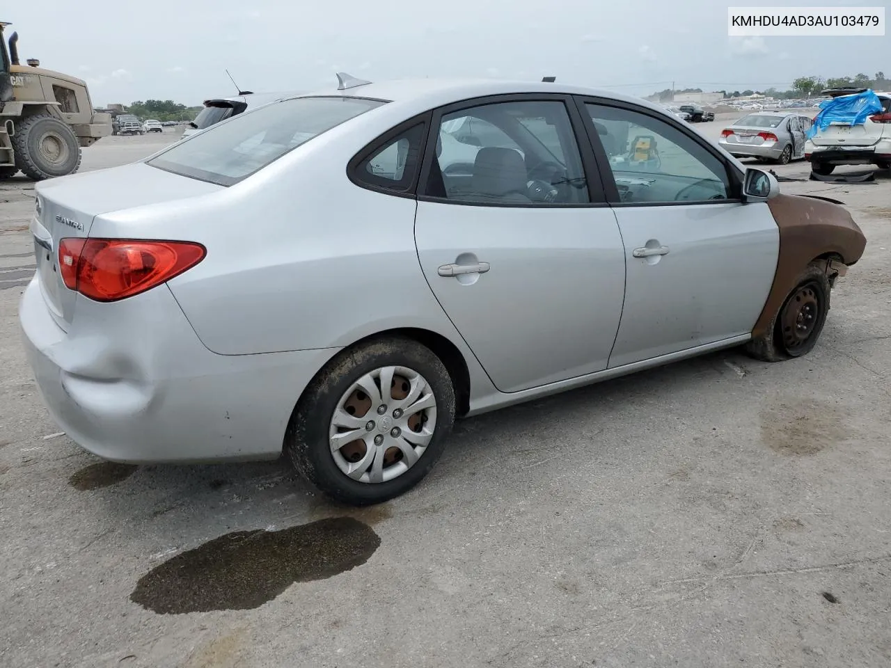 2010 Hyundai Elantra Blue VIN: KMHDU4AD3AU103479 Lot: 64493654