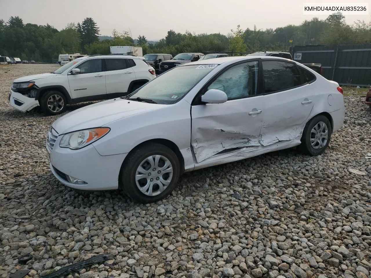 2010 Hyundai Elantra Blue VIN: KMHDU4ADXAU835236 Lot: 67242684