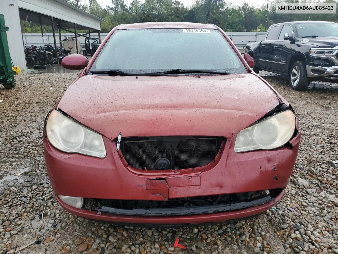 2010 Hyundai Elantra Blue VIN: KMHDU4AD6AU885423 Lot: 69094774