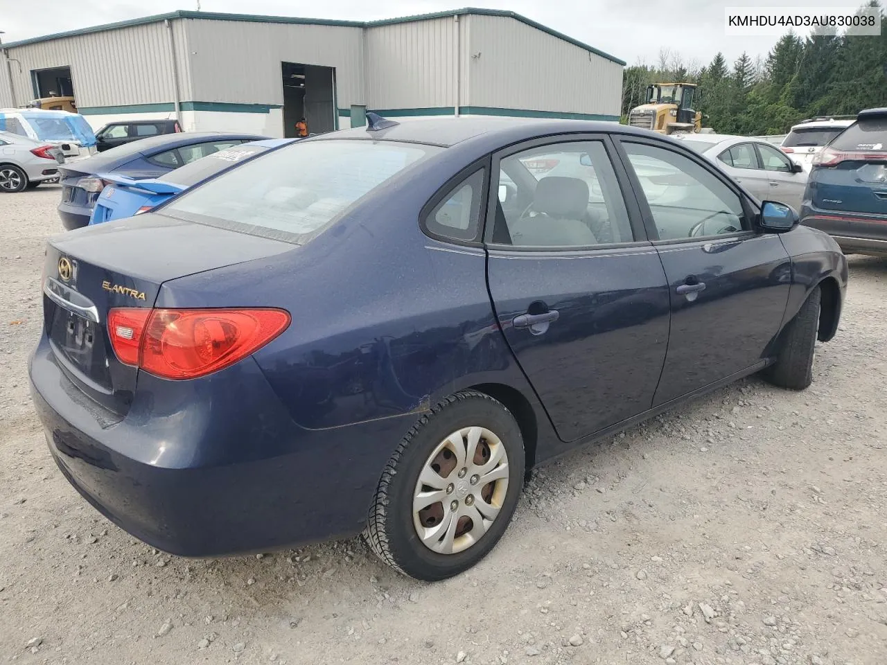 2010 Hyundai Elantra Blue VIN: KMHDU4AD3AU830038 Lot: 69097524