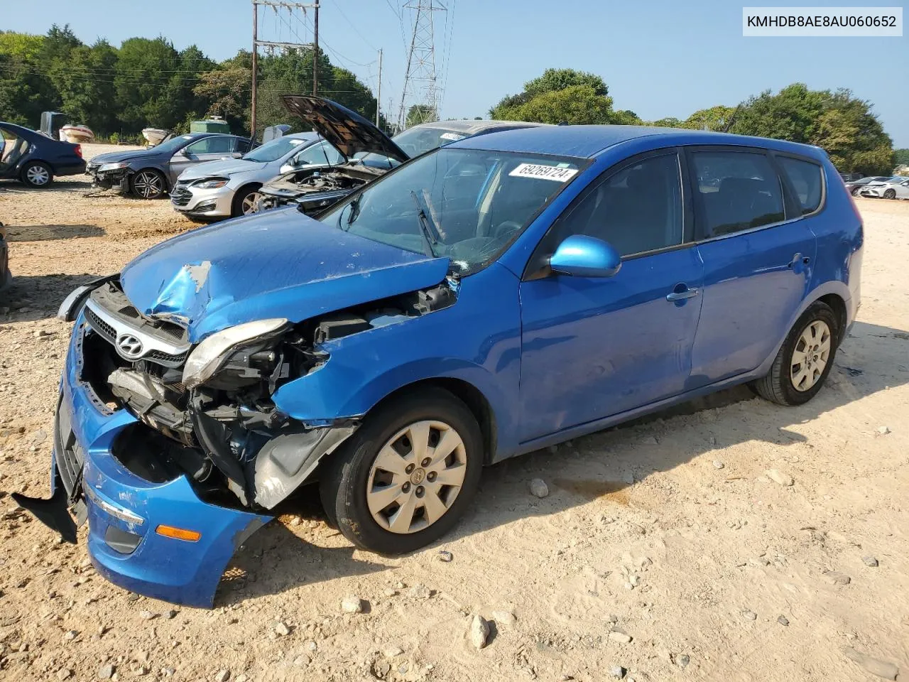 2010 Hyundai Elantra Touring Gls VIN: KMHDB8AE8AU060652 Lot: 69269724