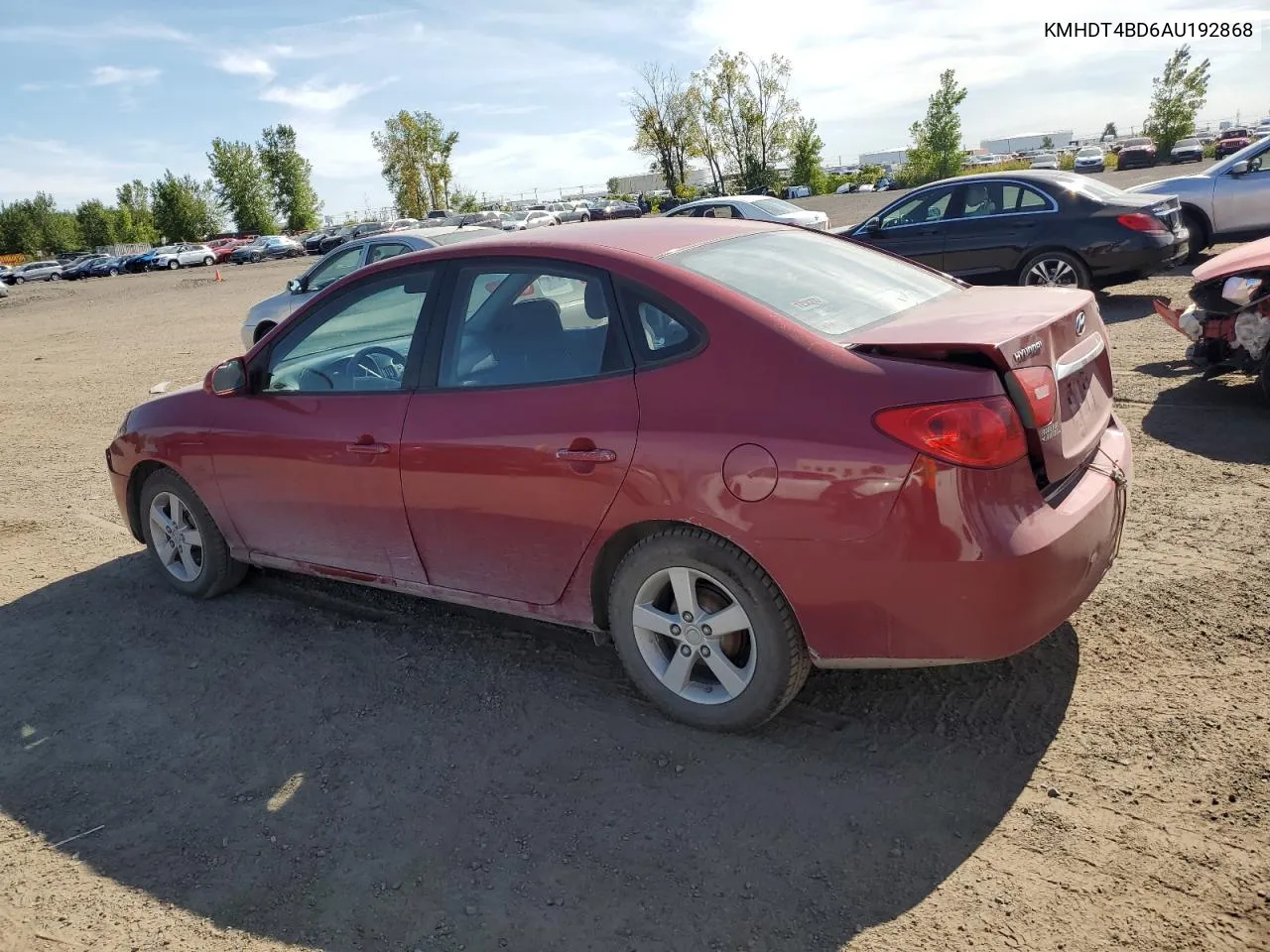 KMHDT4BD6AU192868 2010 Hyundai Elantra Gls