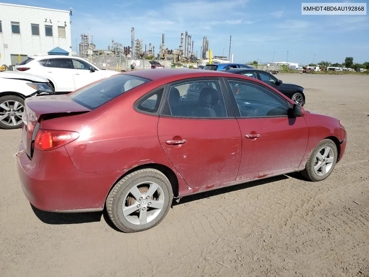 KMHDT4BD6AU192868 2010 Hyundai Elantra Gls