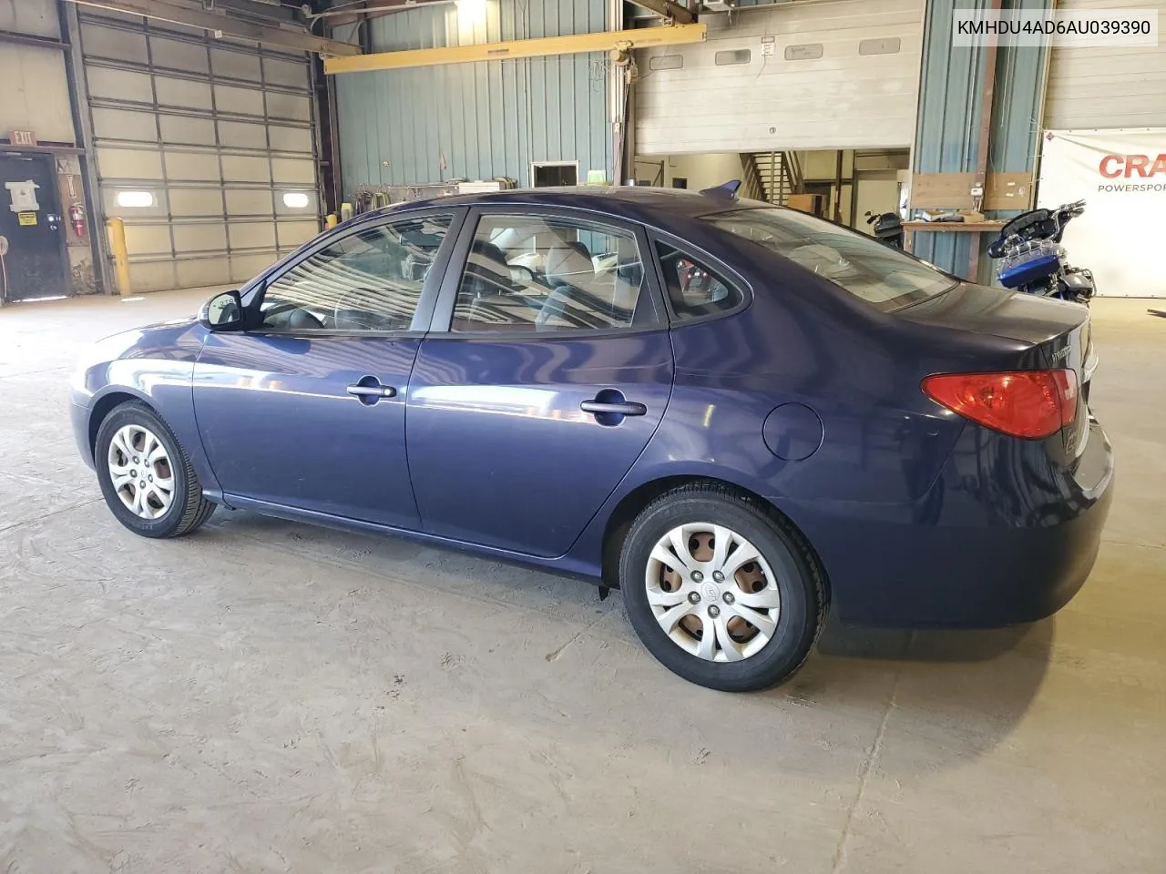 KMHDU4AD6AU039390 2010 Hyundai Elantra Blue